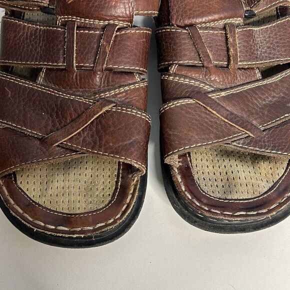 Fisherman Sandals Brown Leather Sz 11 Men’s - Picture 8 of 8